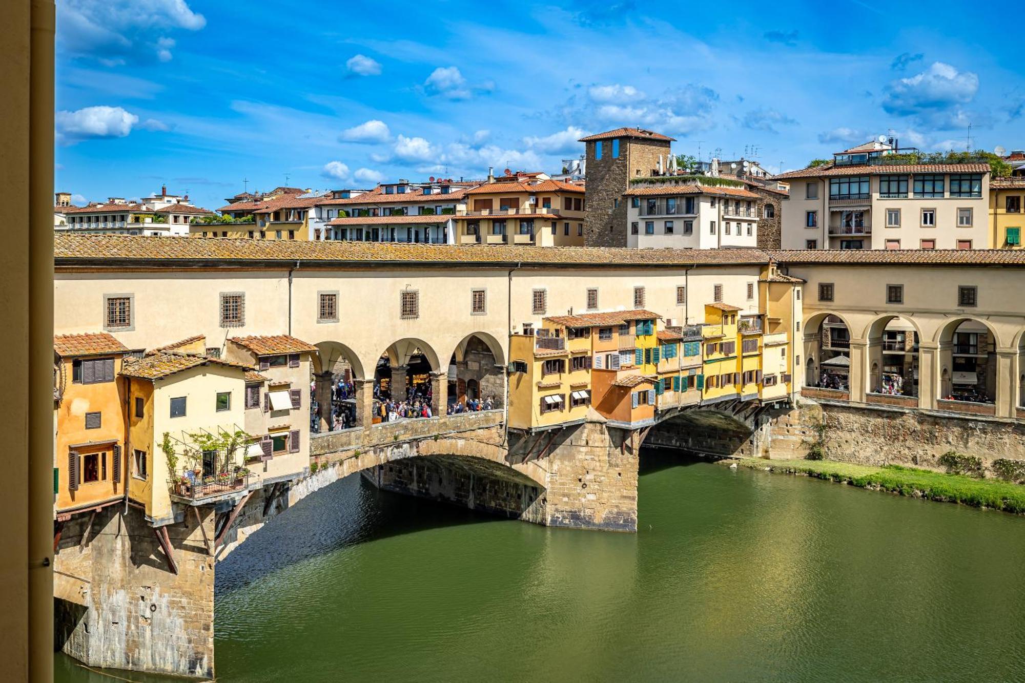 Yd Balcony On Pontevecchio View Apartment Florence Exterior photo